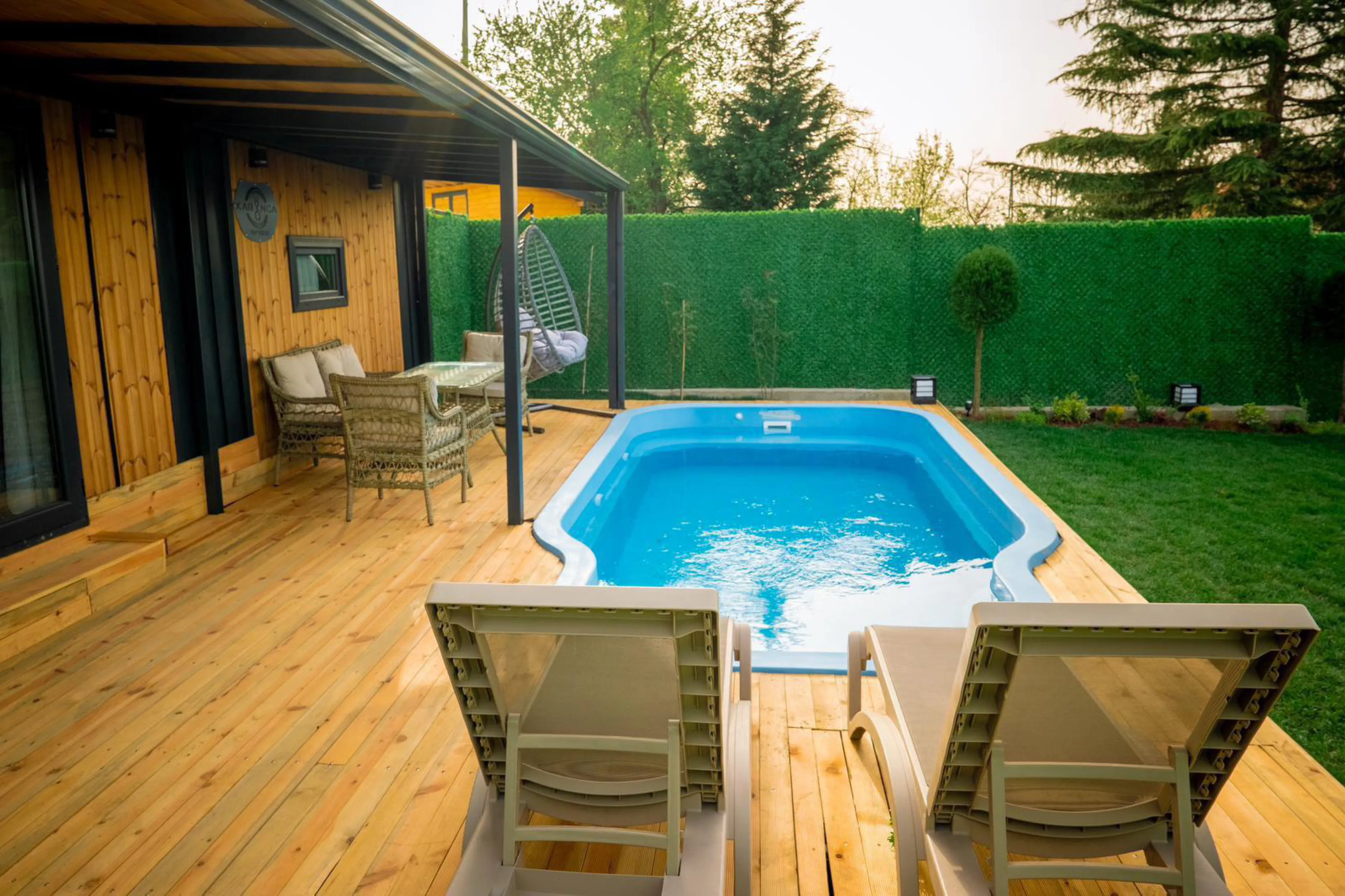 T115 Göl Manzaralı Havuzlu Tiny House- 3 7